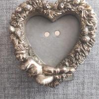 Cuore Cornice foto Silver Plated Astuni R.A925
