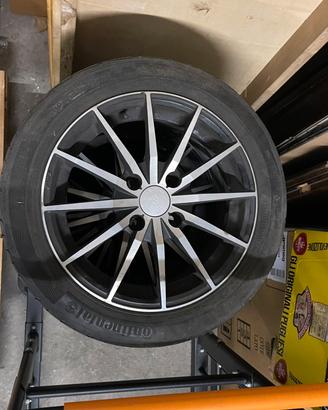 Cerhi in lega R15 Niu MATT BLACK serie M