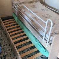 letto singolo  con letto estraibile 