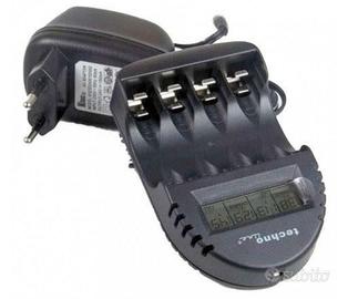 Technoline Caricabatterie stilo LCD ricaricabile