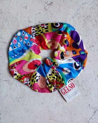 Scrunchie nuovo in seta