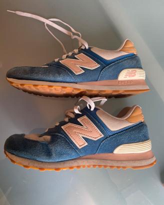 New Balance 574 Blu/Rosa n. 39