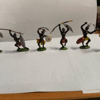 Lotto 6 Soldatini Zulù Fontanini Made in Italy