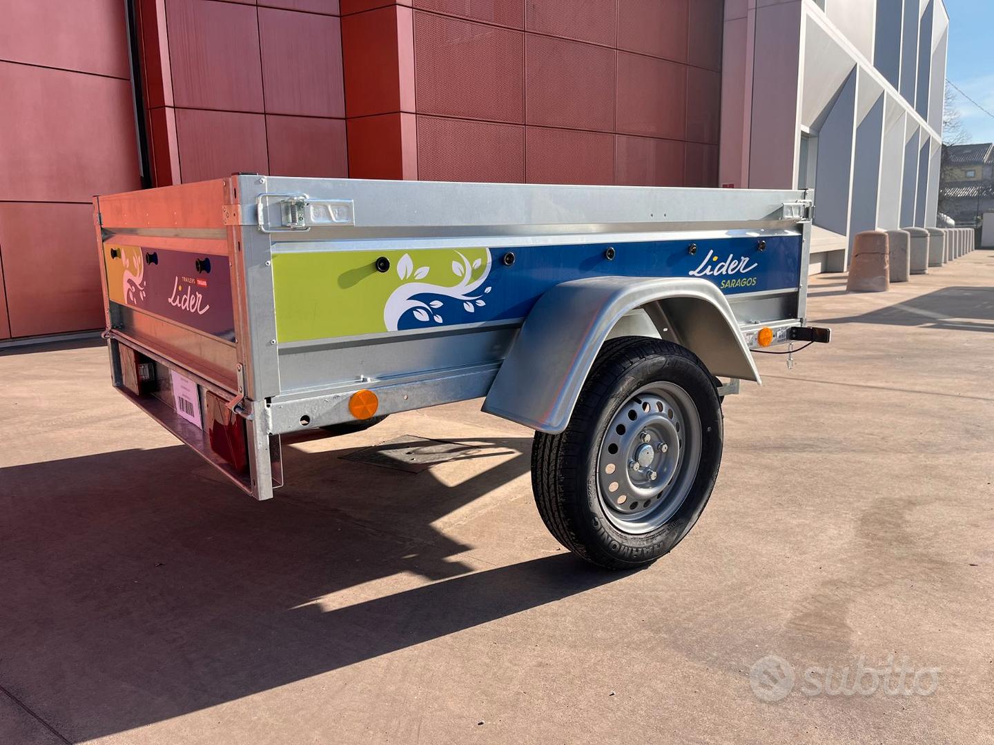 Subito - AUTOSALONE METAURO SNC - Rimorchio Cargo 750 Sf 2 Mt Sponde Alu - Accessori Auto In - Foto 4