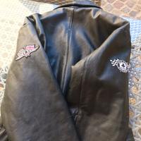 Giacca in pelle motociclista