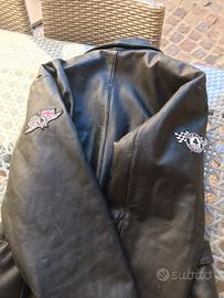 Giacca in pelle motociclista