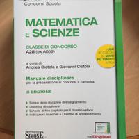Libro concorso Matematica e Scienze A028