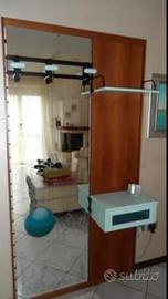 Specchio attaccapanni da arredo per ingresso