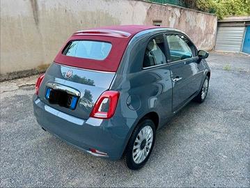 Fiat 500 C maniacalmente tenuta Grigia e bordeaux