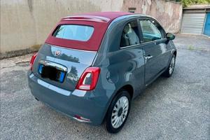Fiat 500 C maniacalmente tenuta Grigia e bordeaux