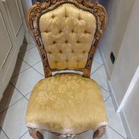 poltrona sedia mod. barocco