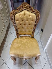 poltrona sedia mod. barocco