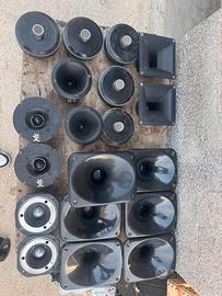 Driver,tweeter e flange