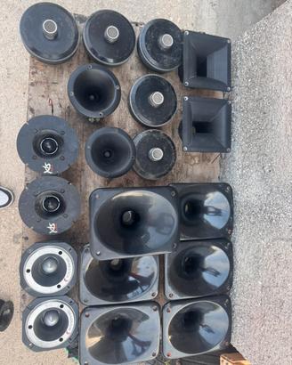 Driver,tweeter e flange