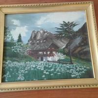 Quadro paesaggio montano