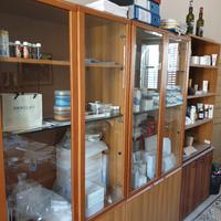 libreria a vetri e senza
