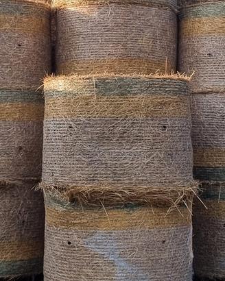 Paglia di grano in balloni