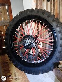 Cerchi motocross enduro permuto