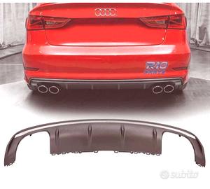 DIFFUSORE AUDI A3 8V SEDAN S LINE 13-16 LOOK S3