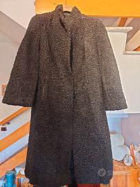 Pelliccia nera di "persiano" vera