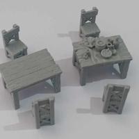 Dungeons & Dragons - Heroquest - TAVOLI DI TAVERNA