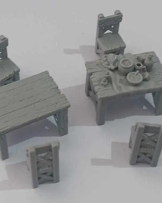 Dungeons & Dragons - Heroquest - TAVOLI DI TAVERNA