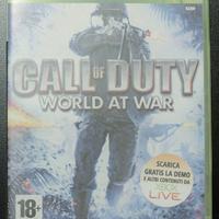 videogioco call of duty world at war xbox 360