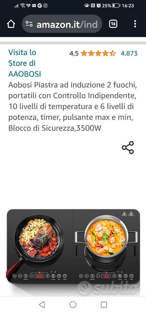 Piastra ad induzione 2 fuochi - Elettrodomestici In vendita a Genova