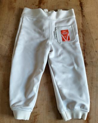 pantaloni da schermidore per bambino 