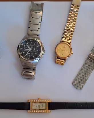 Lotto 5 orologi da revisionare (Festina, Lorenzo..