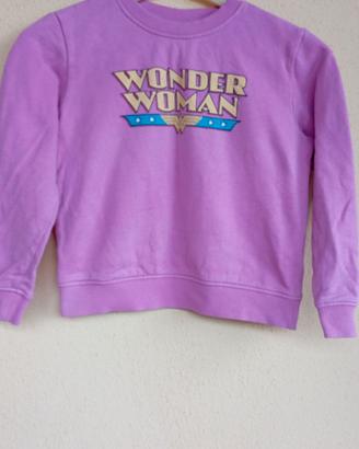 Felpa "Wonder Woman" per 7-8 anni,100% cotone.