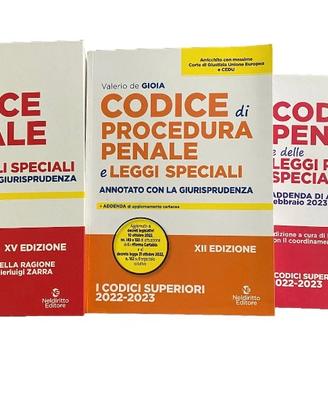 Codice Penale e Procedura .Penale 2022-23