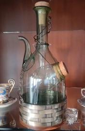 Caraffa vino refrigerante base argento