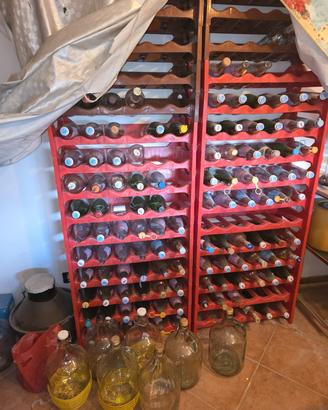 cantinette modulari per bottiglie di vino 