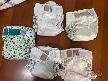 5 Pannolini lavabili Bambino Mio taglia unica