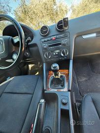 Audi A3 diesel  5 porte colore nero 140 CV
