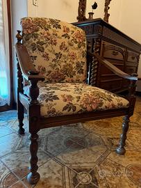 Poltroncina bassa vintage