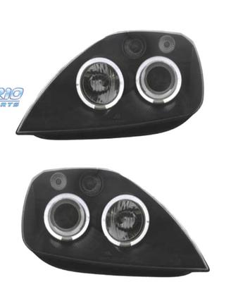 FARI PER FORD FIESTA 02-08 ANGEL EYES FONDO NERO