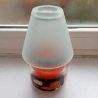 candela a forma di lampada 