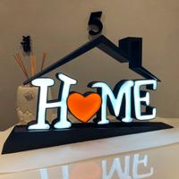 Scritta decorativa luminosa con led - home casa