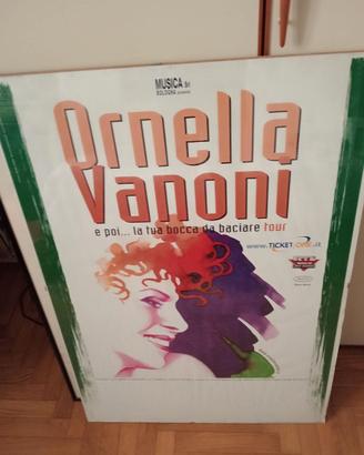 ORNELLA VANONI poster tour 2001 “…e poi la tua boc