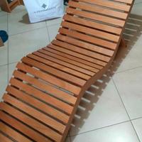 Prendisole Chaise longue in legno