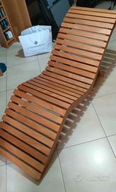 Prendisole Chaise longue in legno