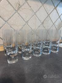 Set bicchieri anni 70