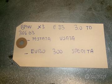 Testata bmw e83 tipo motore 306d3