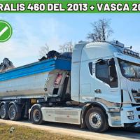 Iveco stralis 460 trattore + vasca adige