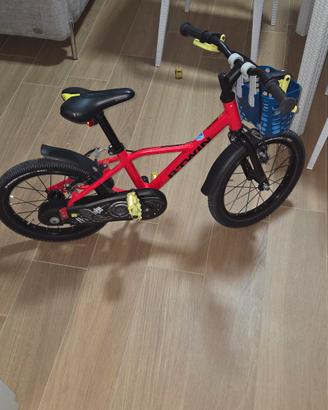 bicicletta Btwin 16 pollici bambino 