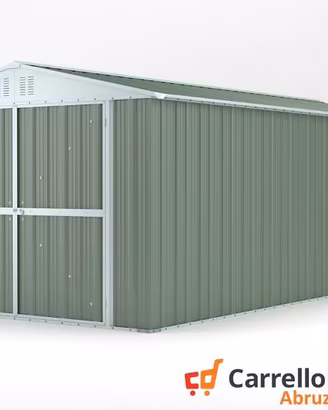 Box garage auto in Acciaio 327x611 19mq verde