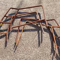 4 telai per finestrini porta vw bus split