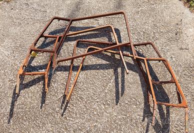 4 telai per finestrini porta vw bus split